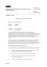 Journal of the 291st Plenary Meeting of the Permanent Council (es)