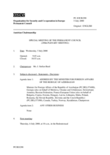 Journal of the 290th Special Plenary Meeting of the Permanent Council