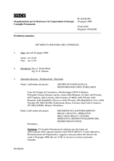 Journal of the 289th Plenary Meeting of the Permanent Council (it)