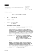 Journal of the 289th Plenary Meeting of the Permanent Council (fr)