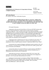 Permanent Council Decision No. 364 (it)