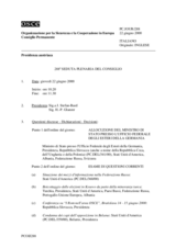 Journal of the 288th Plenary Meeting of the Permanent Council (it)