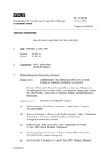 Journal of the 288th Plenary Meeting of the Permanent Council