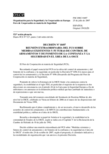 Forum for Security Co-operation Decision No. 10/07 (es)