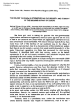 Statement by the former President of the Republic of Bulgaria