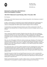 Statement by Ambassador Aleksi Harkonen Head of the Delegation of Finland