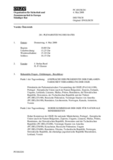 Journal of the 281st Plenary Meeting of the Permanent Council (de)