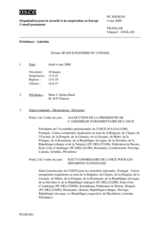 Journal of the 281st Plenary Meeting of the Permanent Council (fr)