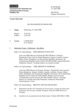 Journal of the 280th Plenary Meeting of the Permanent Council (de)