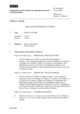 Journal of the 280th Plenary Meeting of the Permanent Council (fr)