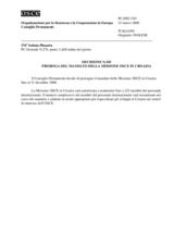 Permanent Council Decision No. 345 (it)