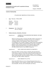 Journal of the 275th Plenary Meeting of the Permanent Council