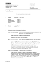 Journal of the 273rd Plenary Meeting of the Permanent Council (de)