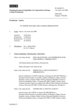 Journal of the 273rd Plenary Meeting of the Permanent Council (es)