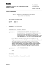 Journal of the 272nd Special Plenary Meeting of the Permanent Council