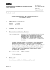 Journal of the 272nd Special Plenary Meeting of the Permanent Council (es)