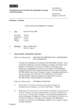 Journal of the 271st Plenary Meeting of the Permanent Council (fr)