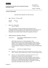 Journal of the 270th Plenary Meeting of the Permanent Council