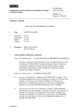 Journal of the 269th Plenary Meeting of the Permanent Council (fr)