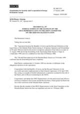 Permanent Council Decision No. 337