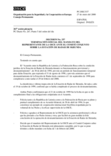 Permanent Council Decision No. 337 (es)