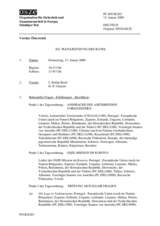 Journal of the 265th Plenary Meeting of the Permanent Council (de)