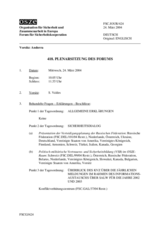 Journal of the 418th Plenary Meeting of the Forum for Security Co-operation (de)