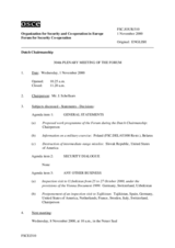 Journal of the 304th Plenary Meeting of the Forum for Security Co-operation