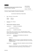 Journal of the 303rd Plenary Meeting of the Forum for Security Co-operation