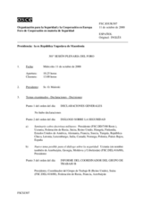 Journal of the 301st Plenary Meeting of the Forum for Security Co-operation (es)