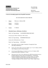 Journal of the 300th Plenary Meeting of the Forum for Security Co-operation (de)