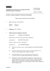 Journal of the 300th Plenary Meeting of the Forum for Security Co-operation