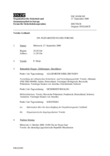Journal of the 299th Plenary Meeting of the Forum for Security Co-operation (de)