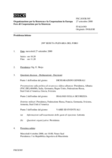 Journal of the 299th Plenary Meeting of the Forum for Security Co-operation (it)