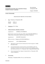 Journal of the 298th Plenary Meeting of the Forum for Security Co-operation