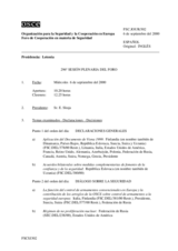 Journal of the 296th Plenary Meeting of the Forum for Security Co-operation (es)