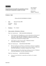 Journal of the 295th Plenary Meeting of the Forum for Security Co-operation (fr)