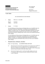 Journal of the 294th Plenary Meeting of the Forum for Security Co-operation (de)