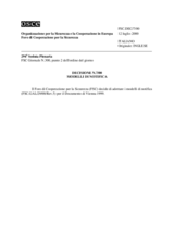Forum for Security Co-operation Decision No. 7/00 - Notification formats for the Vienna Document 1999 (it)