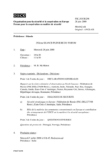 Journal of the 292nd Plenary Meeting of the Forum for Security Co-operation (fr)