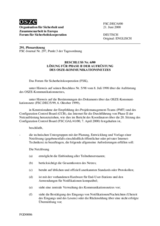 Forum for Security Co-operation Decision No. 6/00 - Solution for Phase II of the upgrade of the OSCE Communications Network (de)