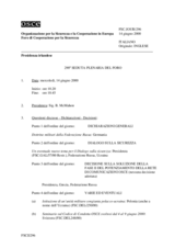 Journal of the 290th Plenary Meeting of the Forum for Security Co-operation (it)