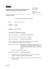 Journal of the 290th Plenary Meeting of the Forum for Security Co-operation (fr)