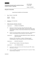 Journal of the 284th Plenary Meeting of the Forum for Security Co-operation