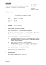 Journal of the 282nd Plenary Meeting of the Forum for Security Co-operation (fr)