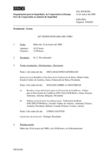 Journal of the 282nd Plenary Meeting of the Forum for Security Co-operation (es)