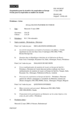 Journal of the 281st Plenary Meeting of the Forum for Security Co-operation (fr)