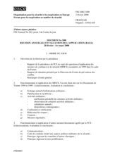 Forum for Security Co-operation Decision No. 3/00 - Agenda and modalities of the Annual Implementation Assessment Meeting (fr)