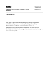 Alliance Against Trafficking in Persons - "Taking a Stand: Effective Assistance and Protection to Victims of Trafficking"