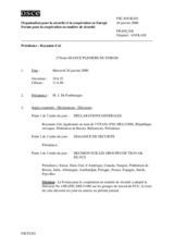 Journal of the 275th Plenary Meeting of the Forum for Security Co-operation (fr)